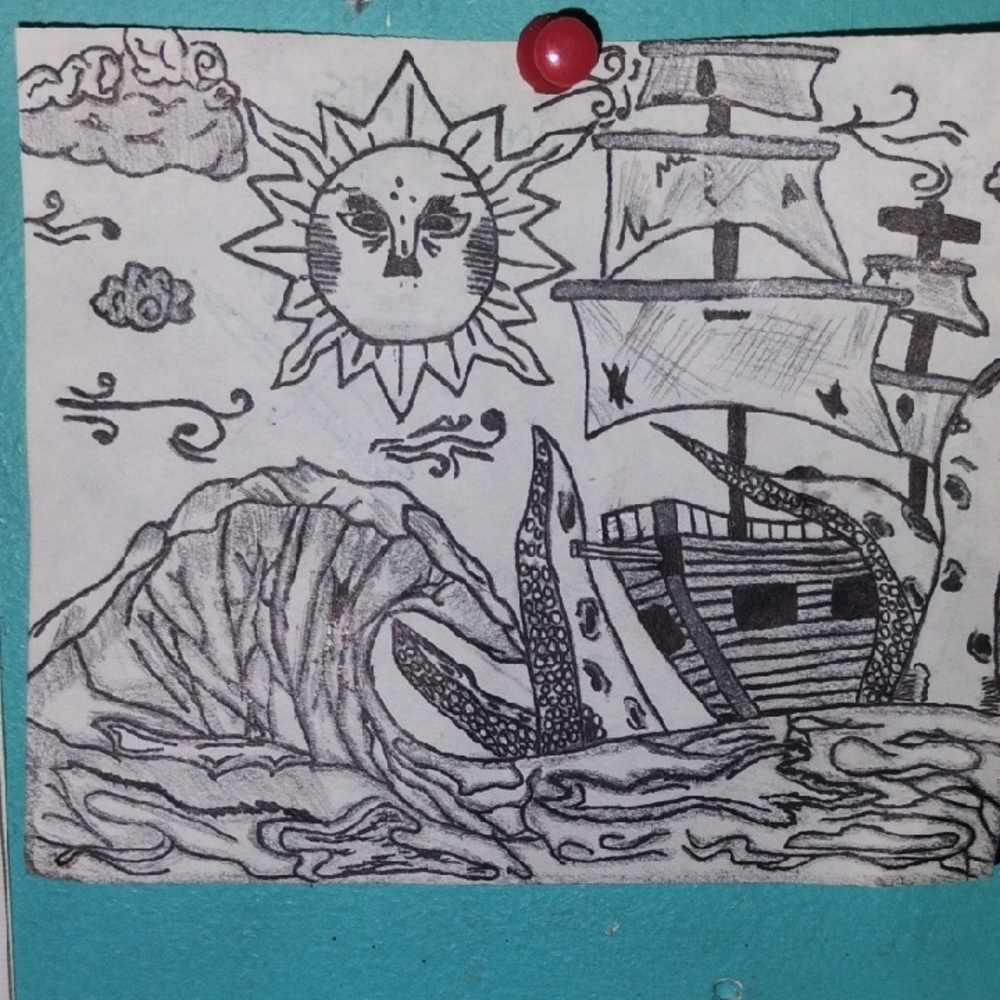 Nautical Black and White Art Print